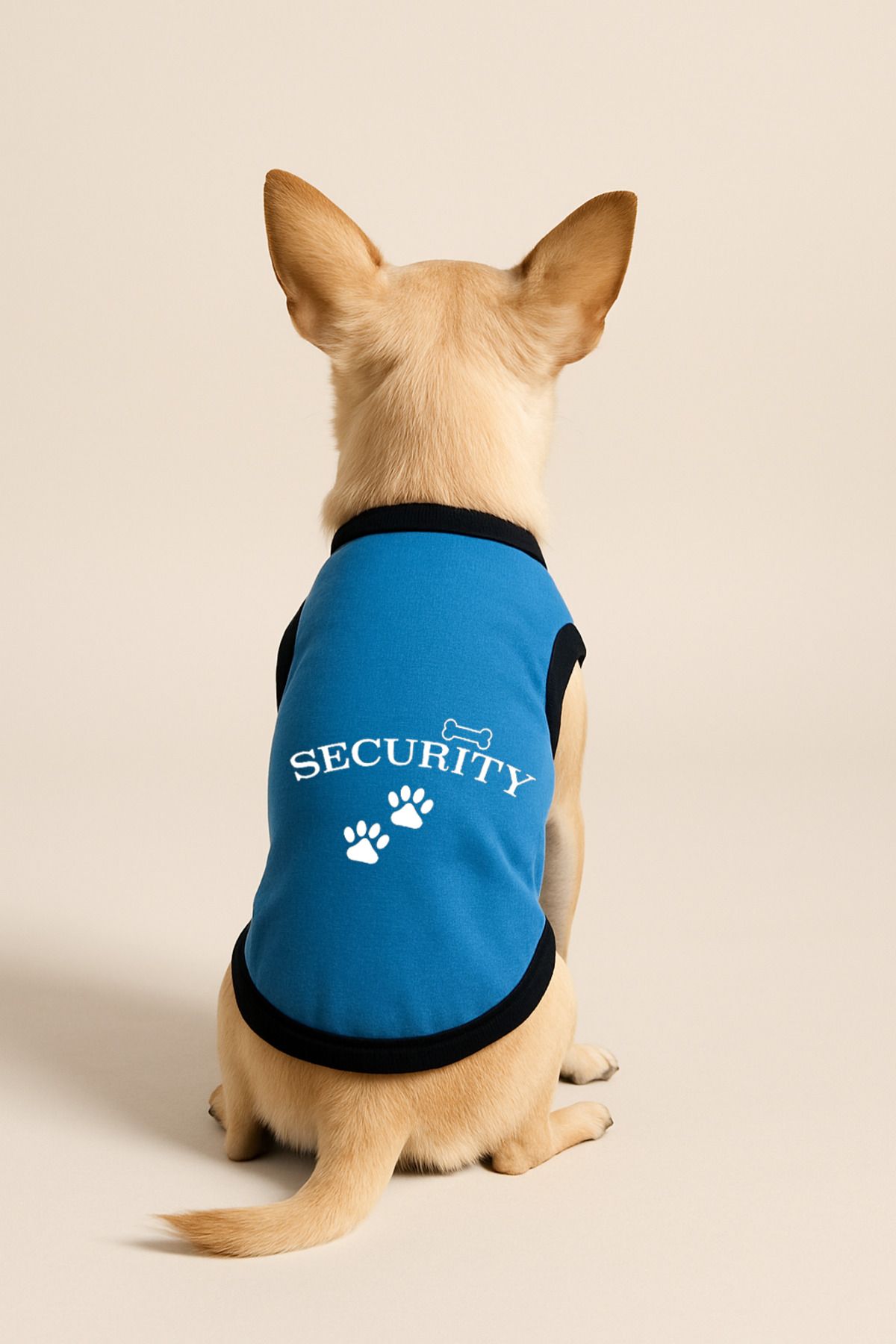 Dog or Cat T-Shirt - Blue Security