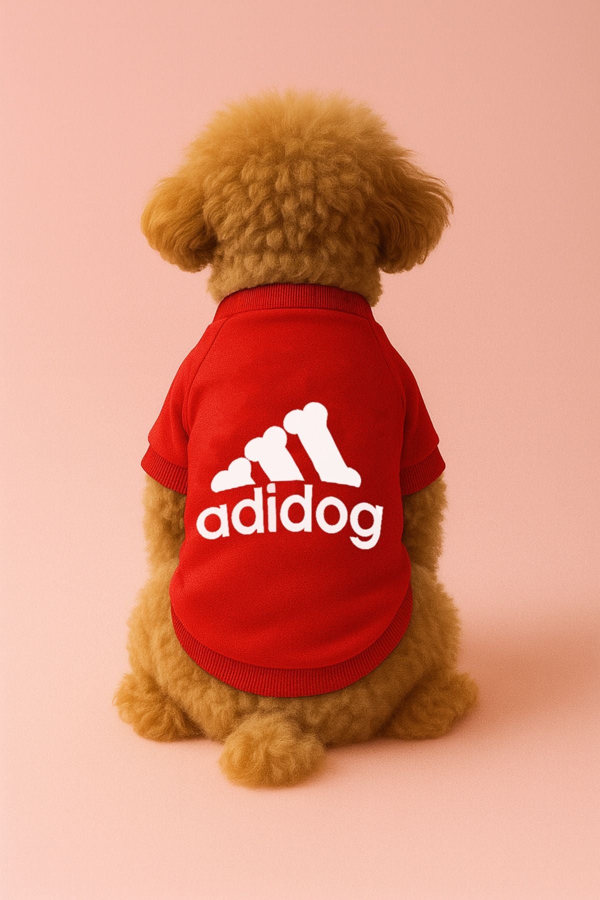 Dog or Cat Sweatshirt - Red Adidog