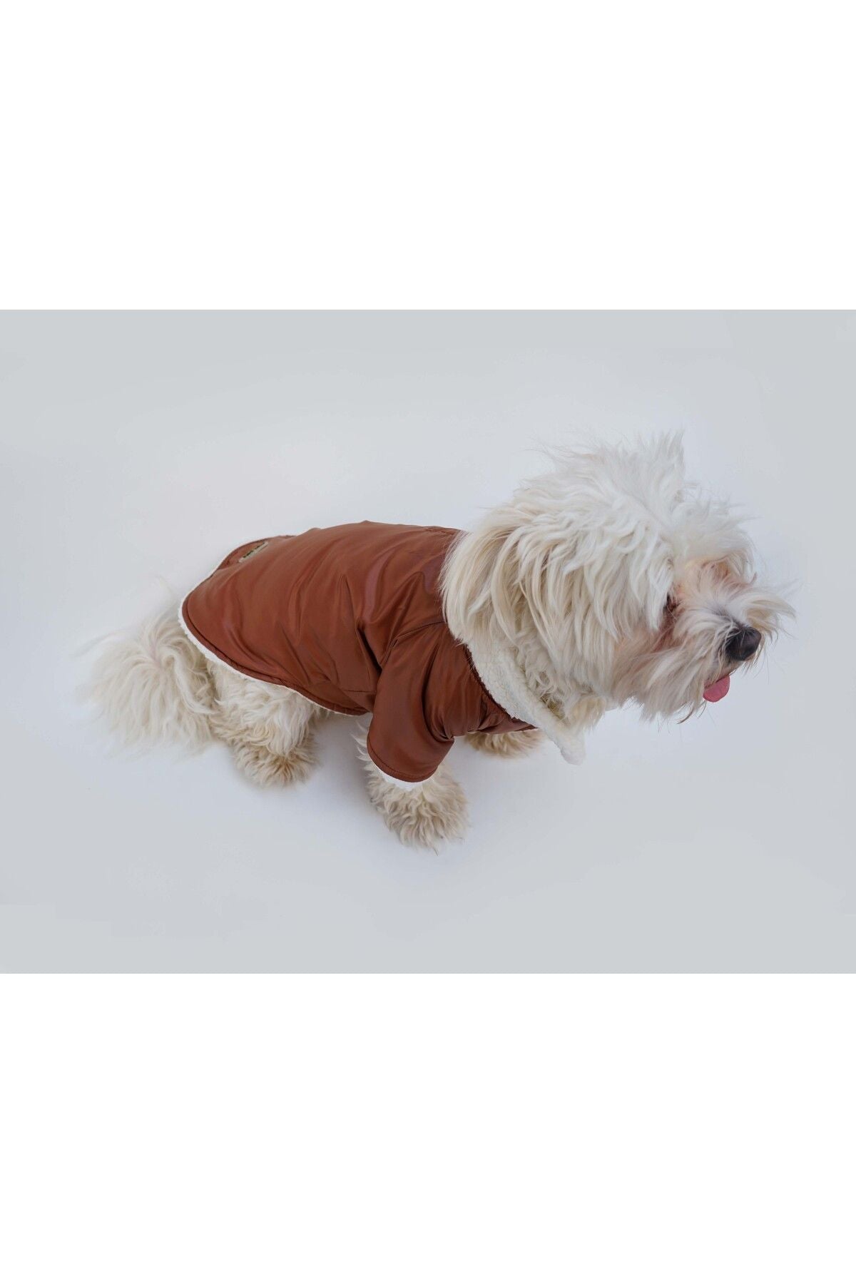Dog Jacket & Vest - Blank Brown Fur Coat