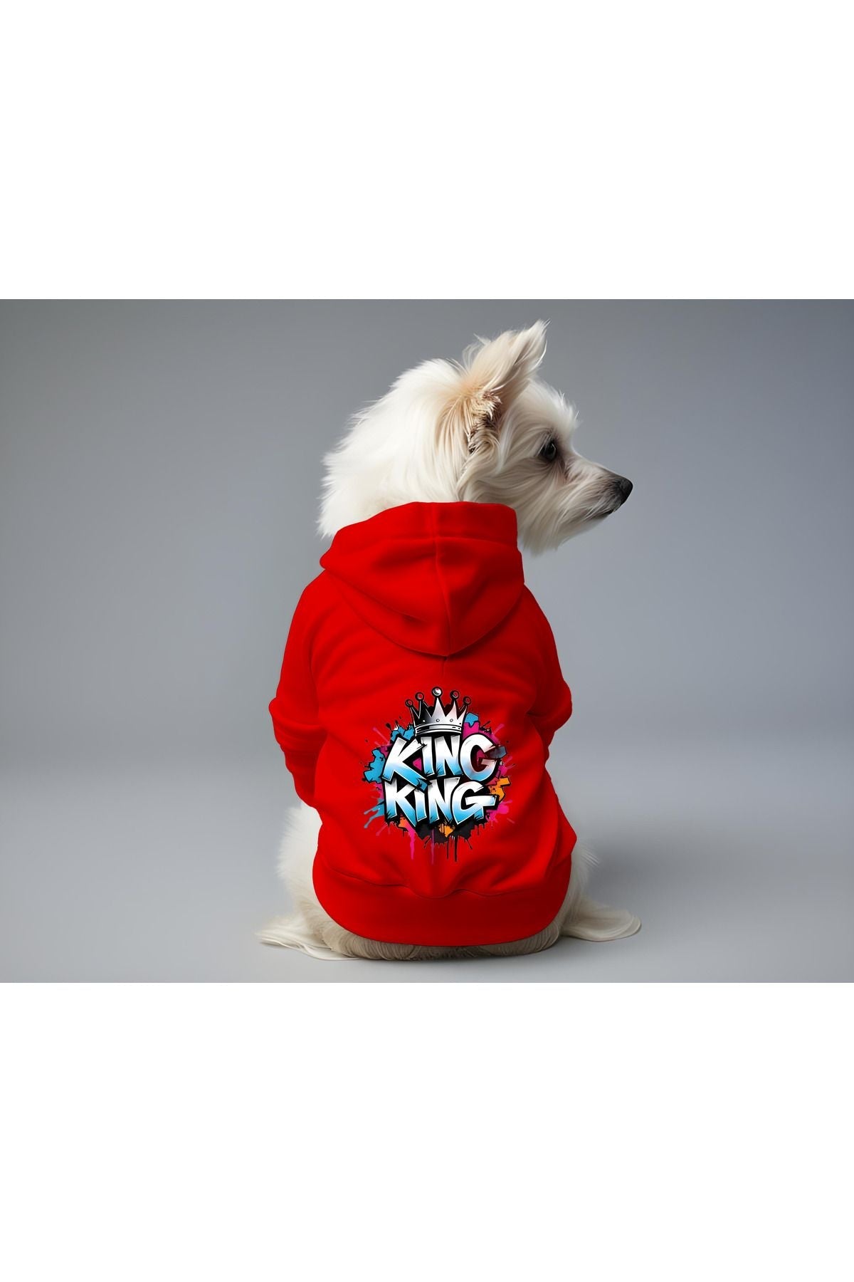 Dog or Cat Hoodie - Red King