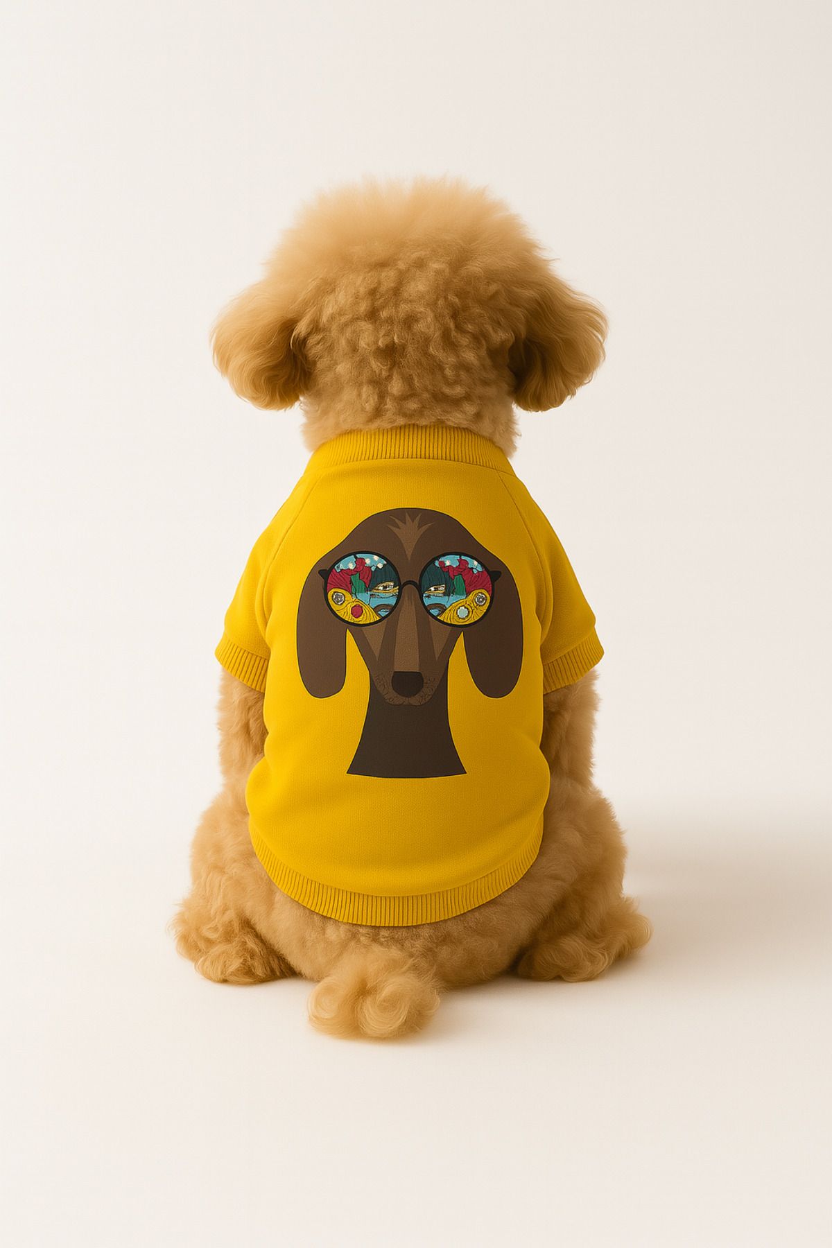Dog or Cat Sweatshirt - Yellow Landspace