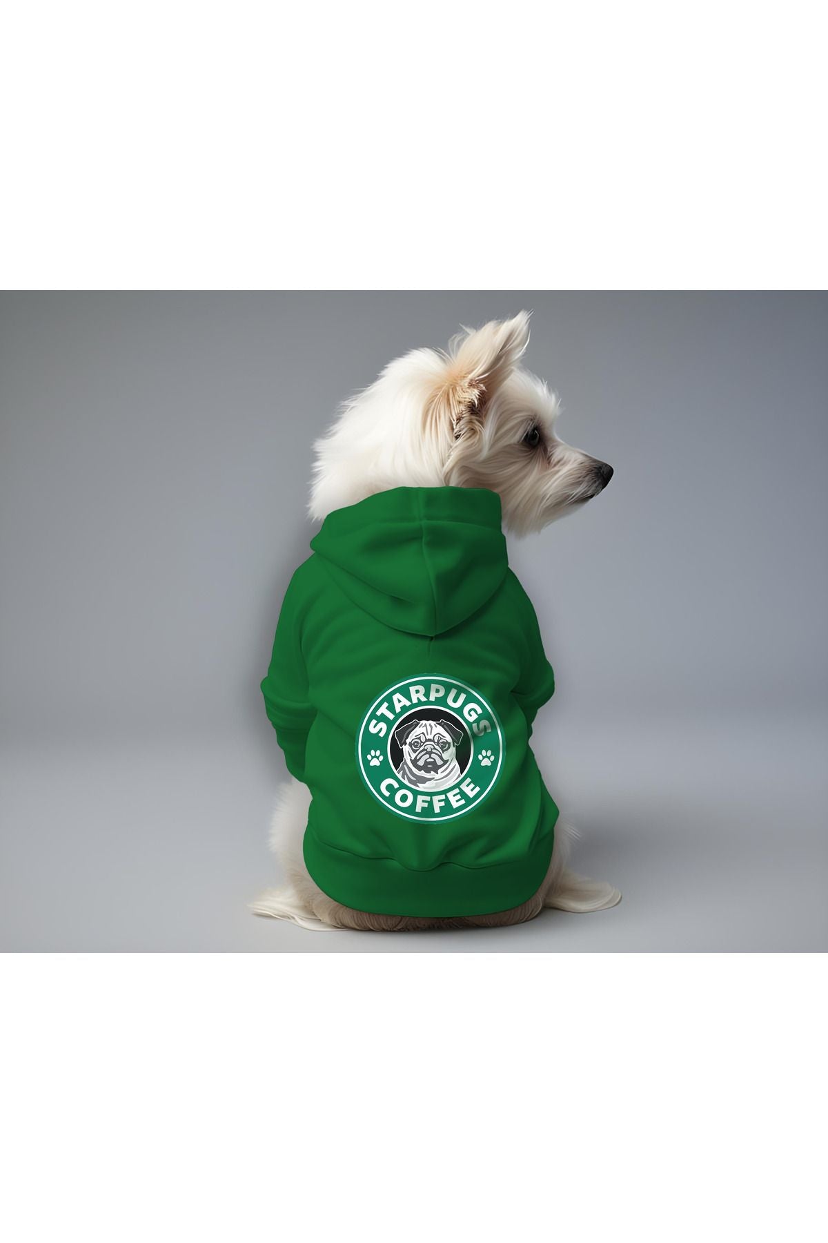 Dog or Cat Hoodie - Green Starpugs