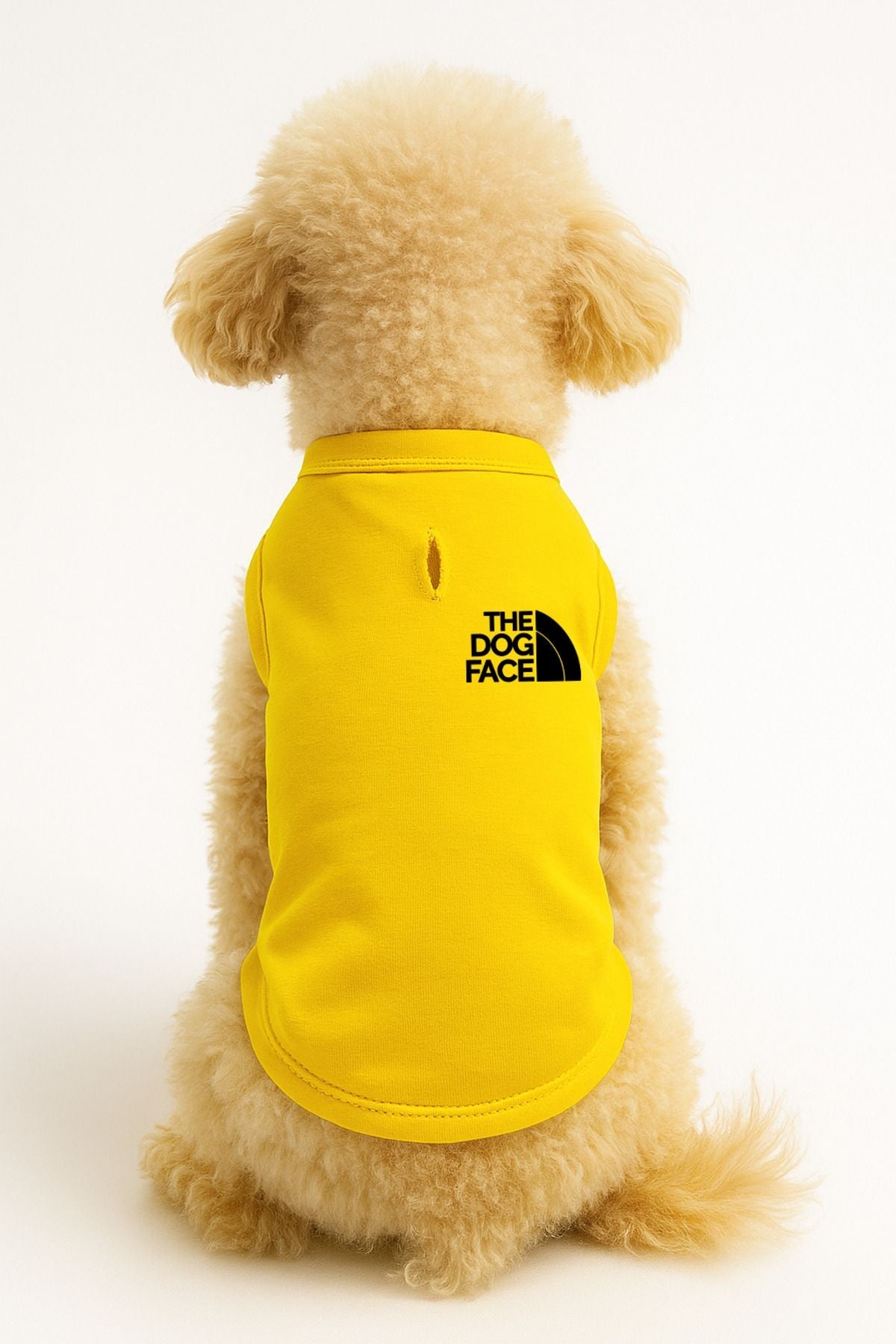 Dog or Cat T-Shirt - Yellow The Dog Face