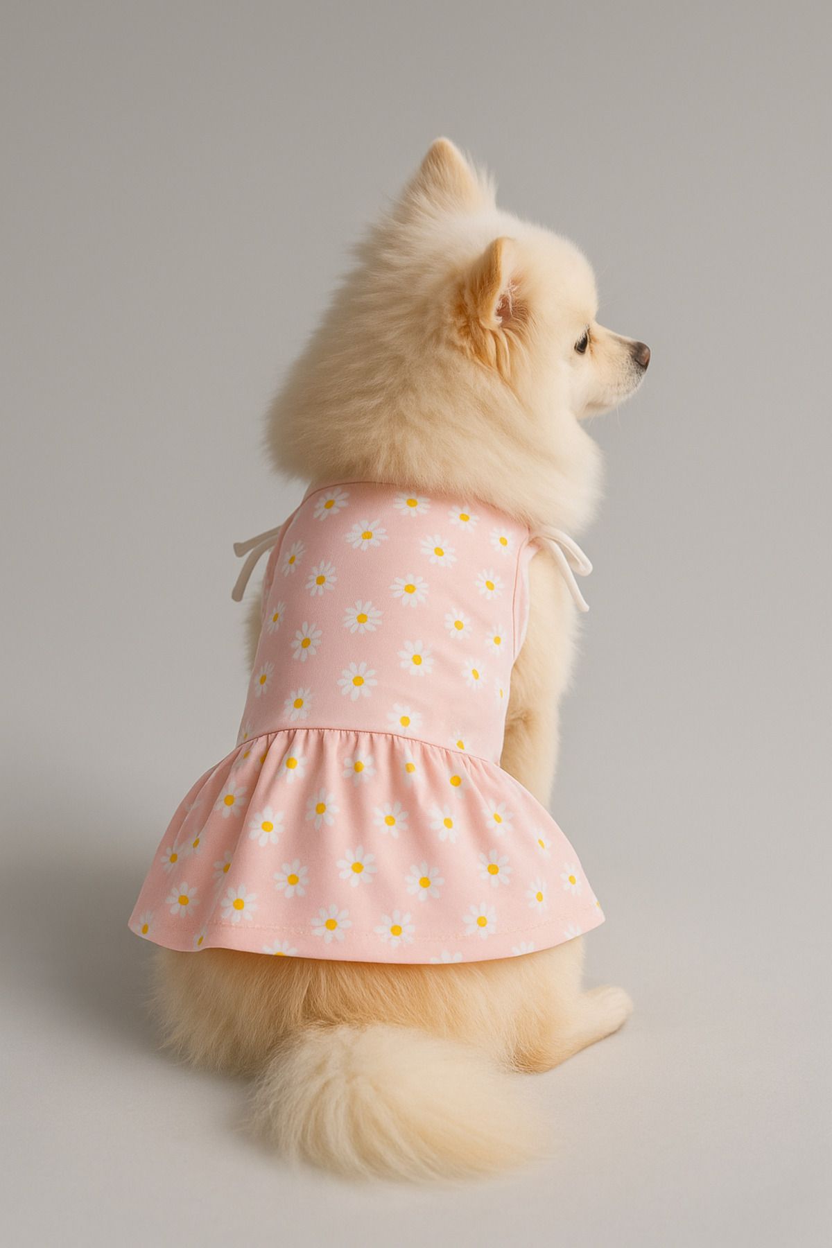 Dog and Cat Dress - Pink Daisy