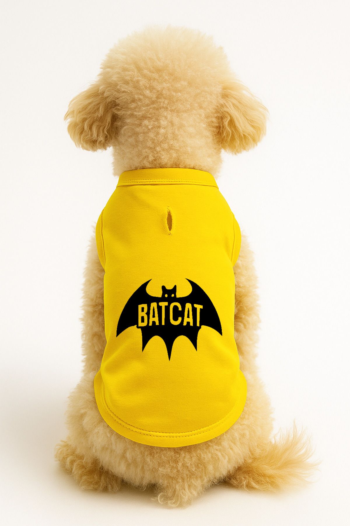 Dog or Cat T-Shirt - Yellow Batcat