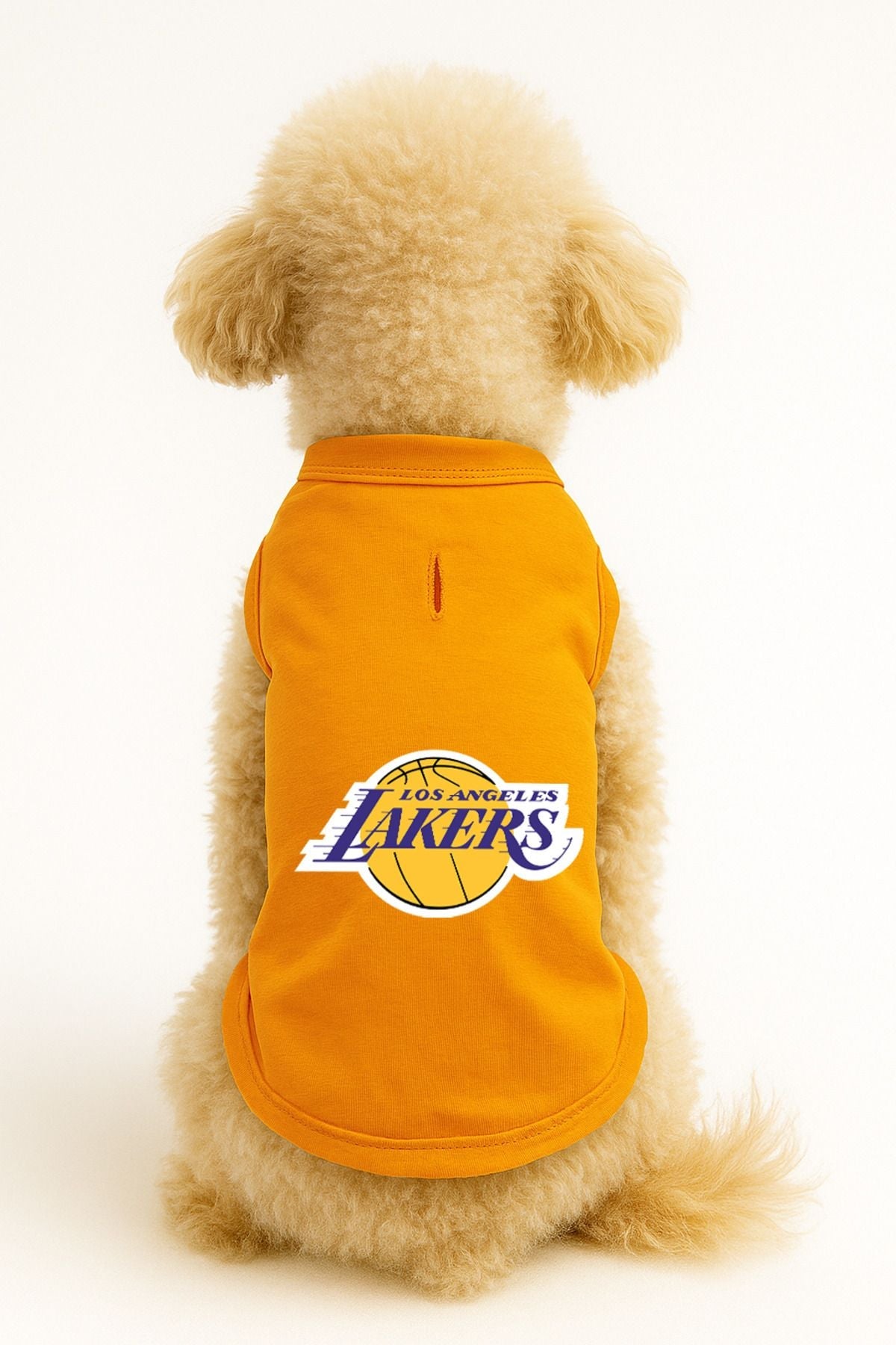 Dog or Cat T-Shirt - Orange Los Angeles Lakers