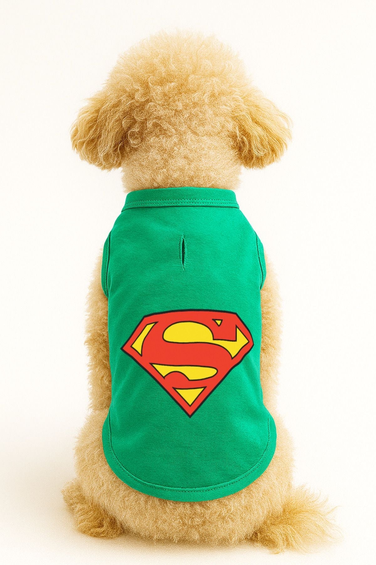Dog or Cat T-Shirt - Green Superman