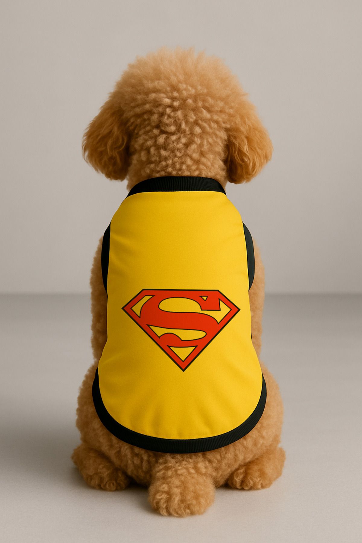 Dog or Cat T-Shirt - Yellow Superman