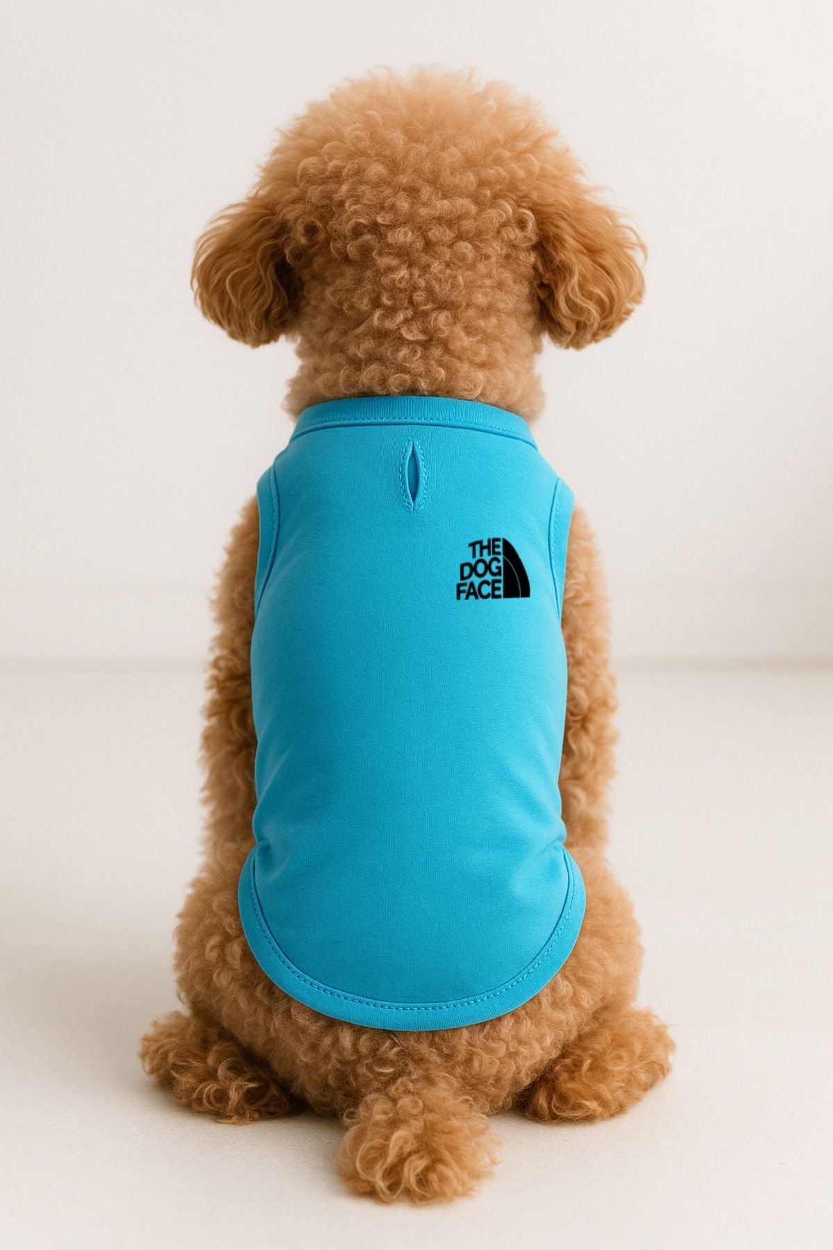 Dog or Cat T-Shirt - Turquoise The Dog Face