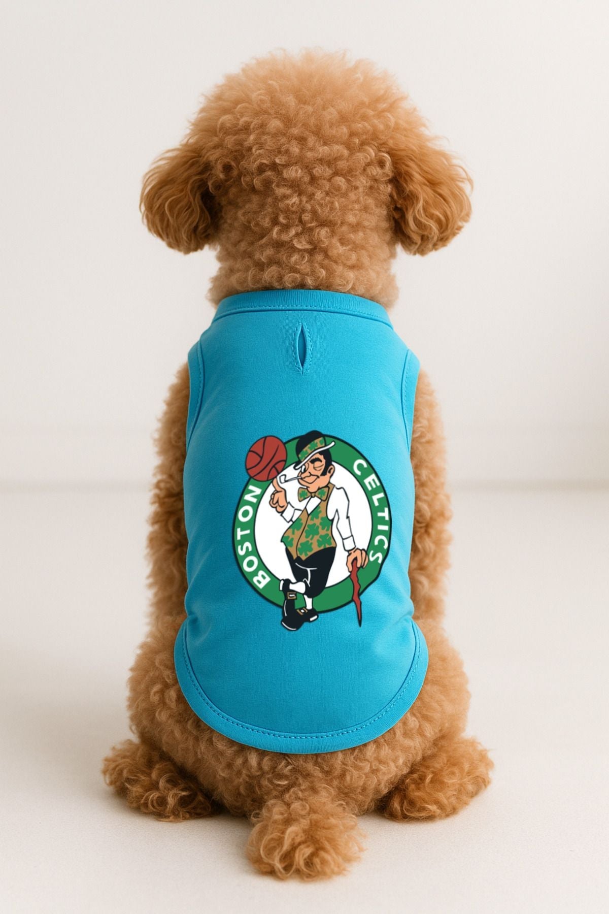 Dog or Cat T-Shirt - Turquoise Celtic
