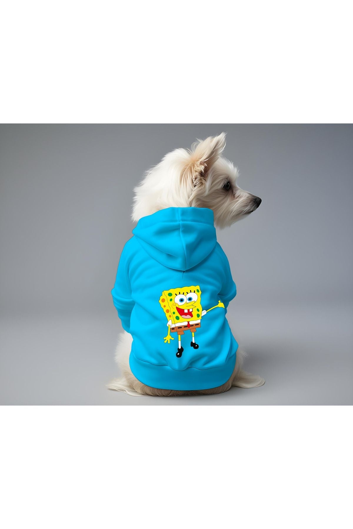 Dog or Cat Hoodie - Blue Sponge Bob