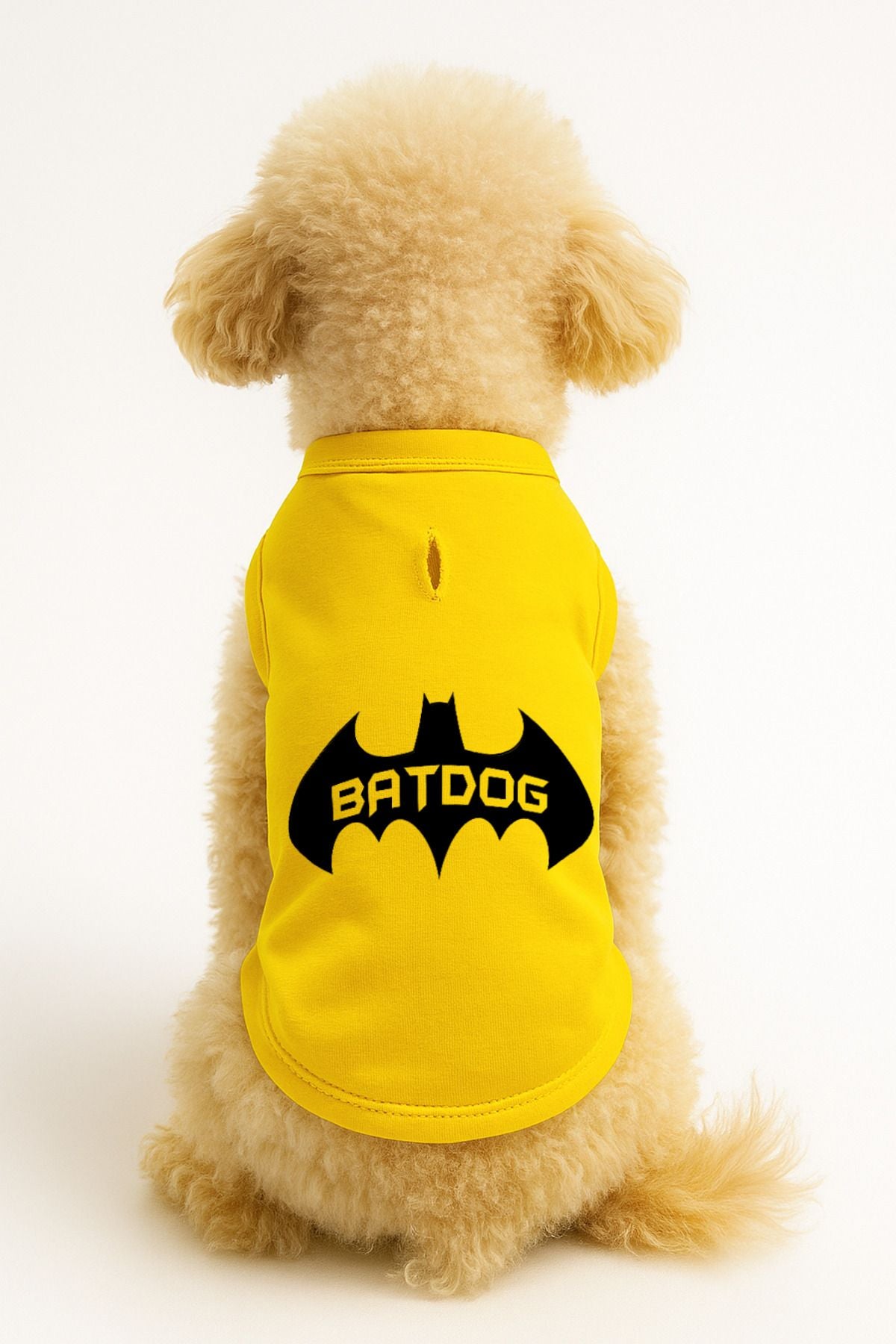 Dog or Cat T-Shirt - Yellow Batdog
