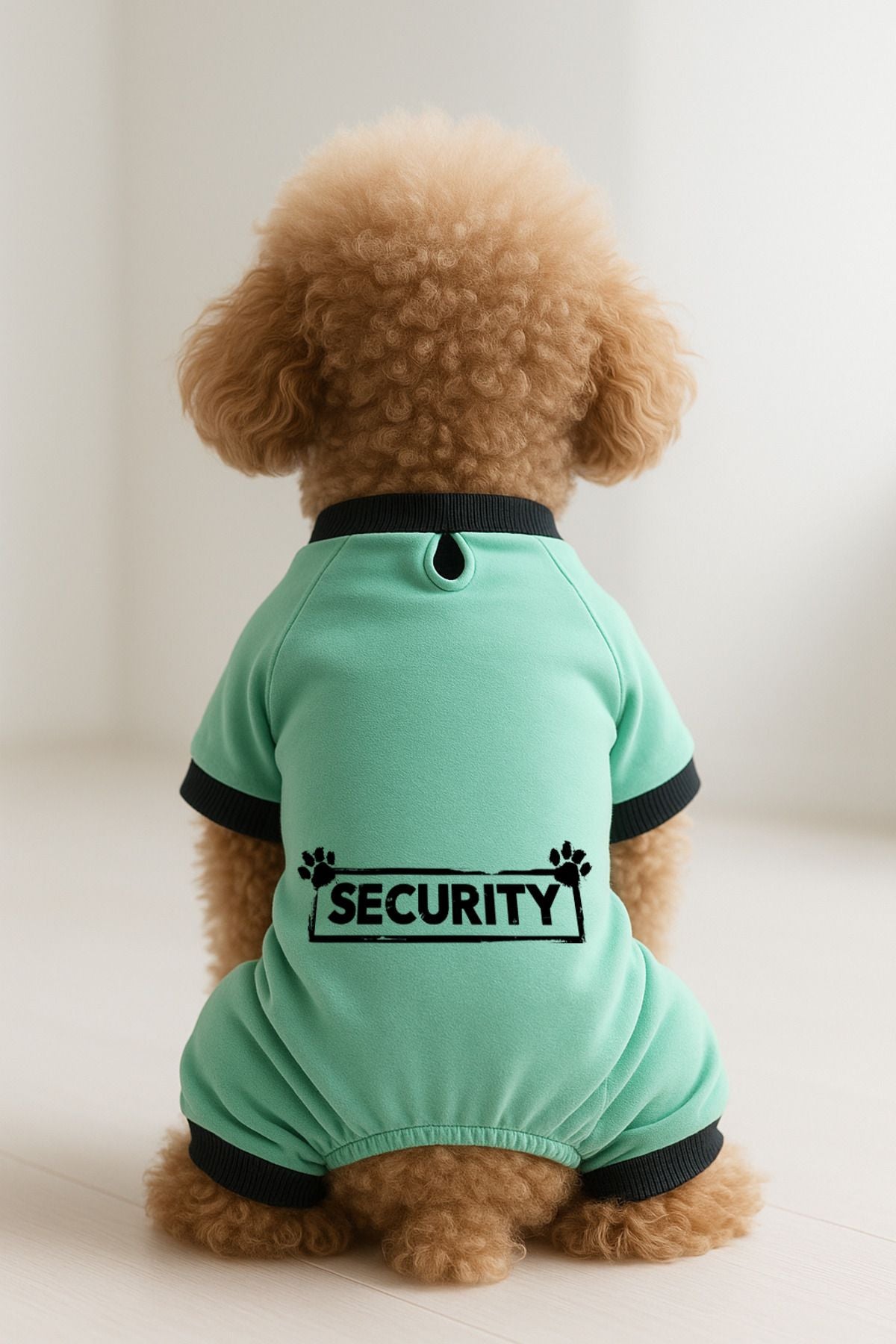 Dog or Cat 4 Leg Jumpsuit - Green Security