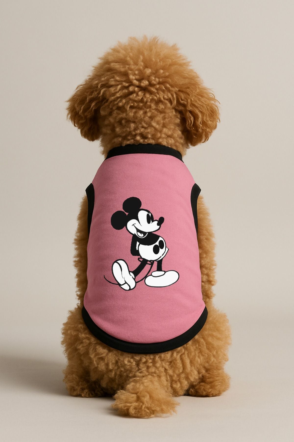 Dog or Cat T-Shirt - Pink Mickey Mouse
