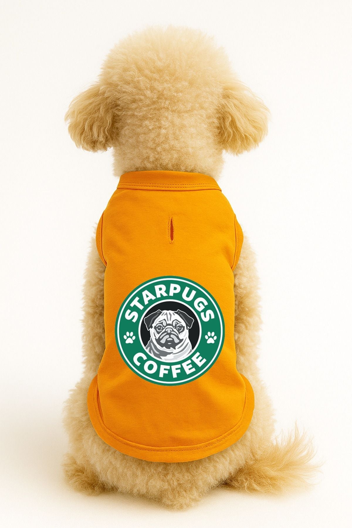 Dog or Cat T-Shirt - Orange Starpugs