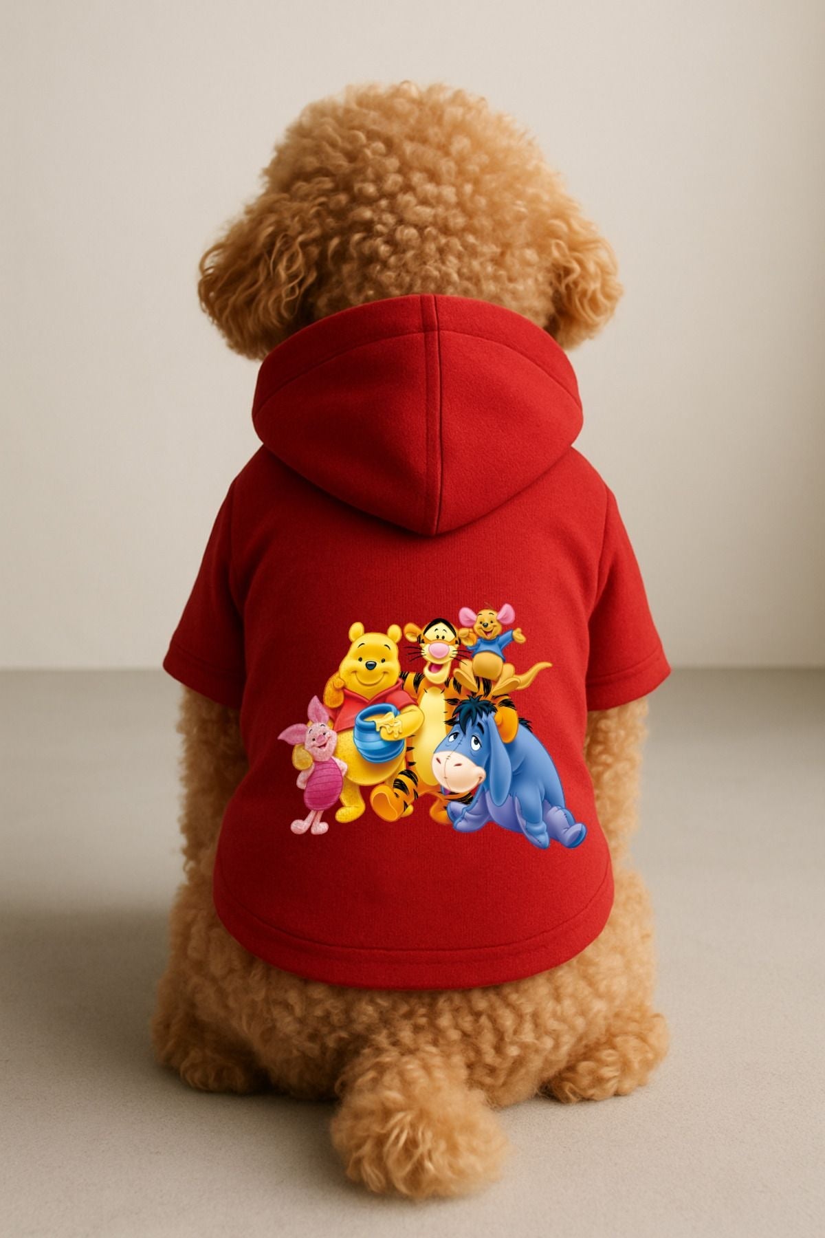 Dog or Cat Hoodie - Red Winnie