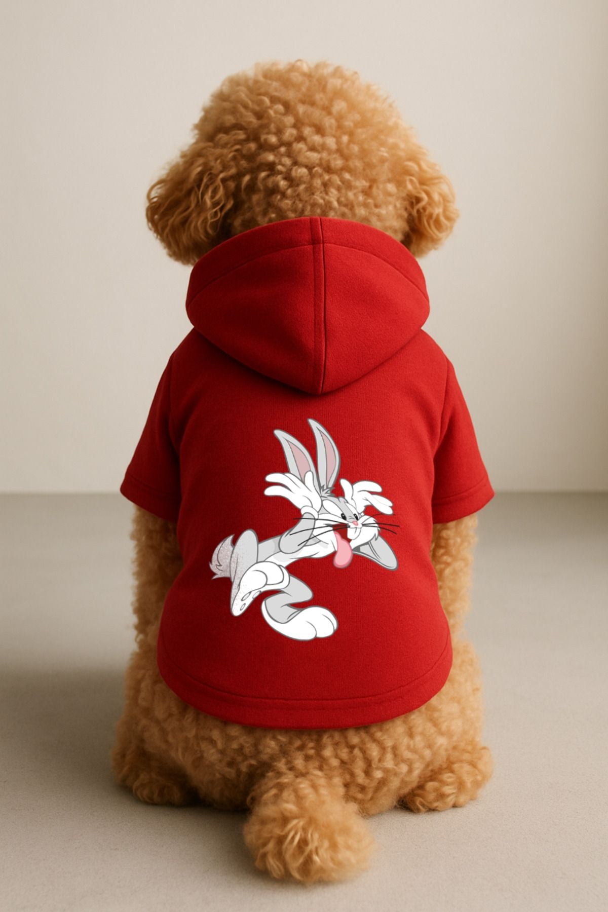 Dog or Cat Hoodie - Red Bugs Bunny