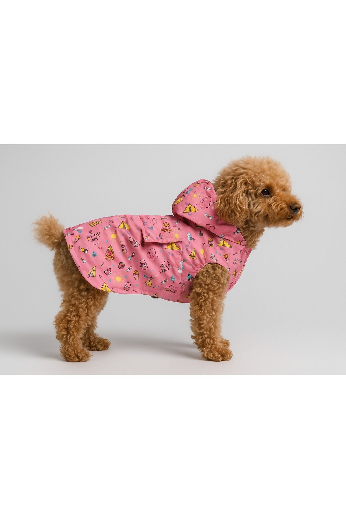 Dog Jacket & Vest - Polar Fleece Inside Pink Enjoy