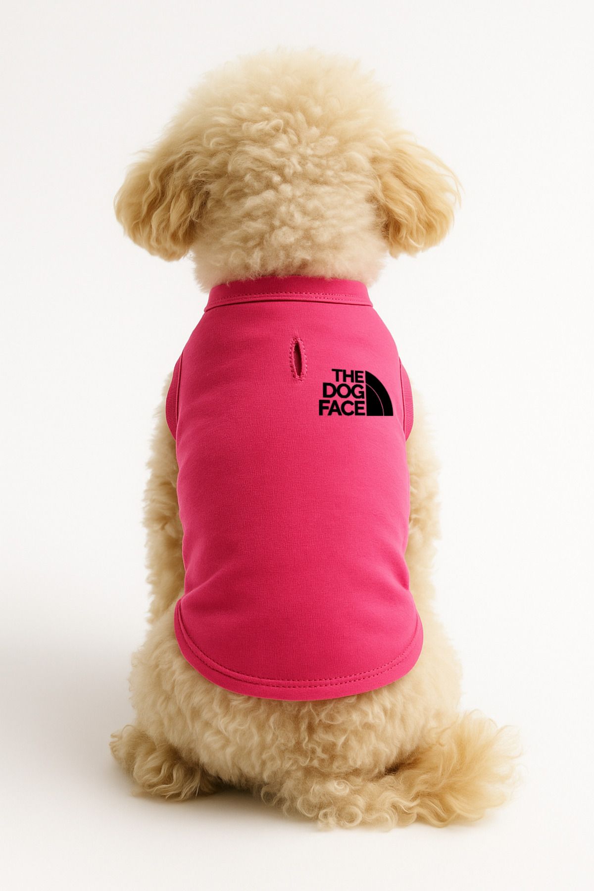 Dog or Cat T-Shirt - Pink The Dog Face