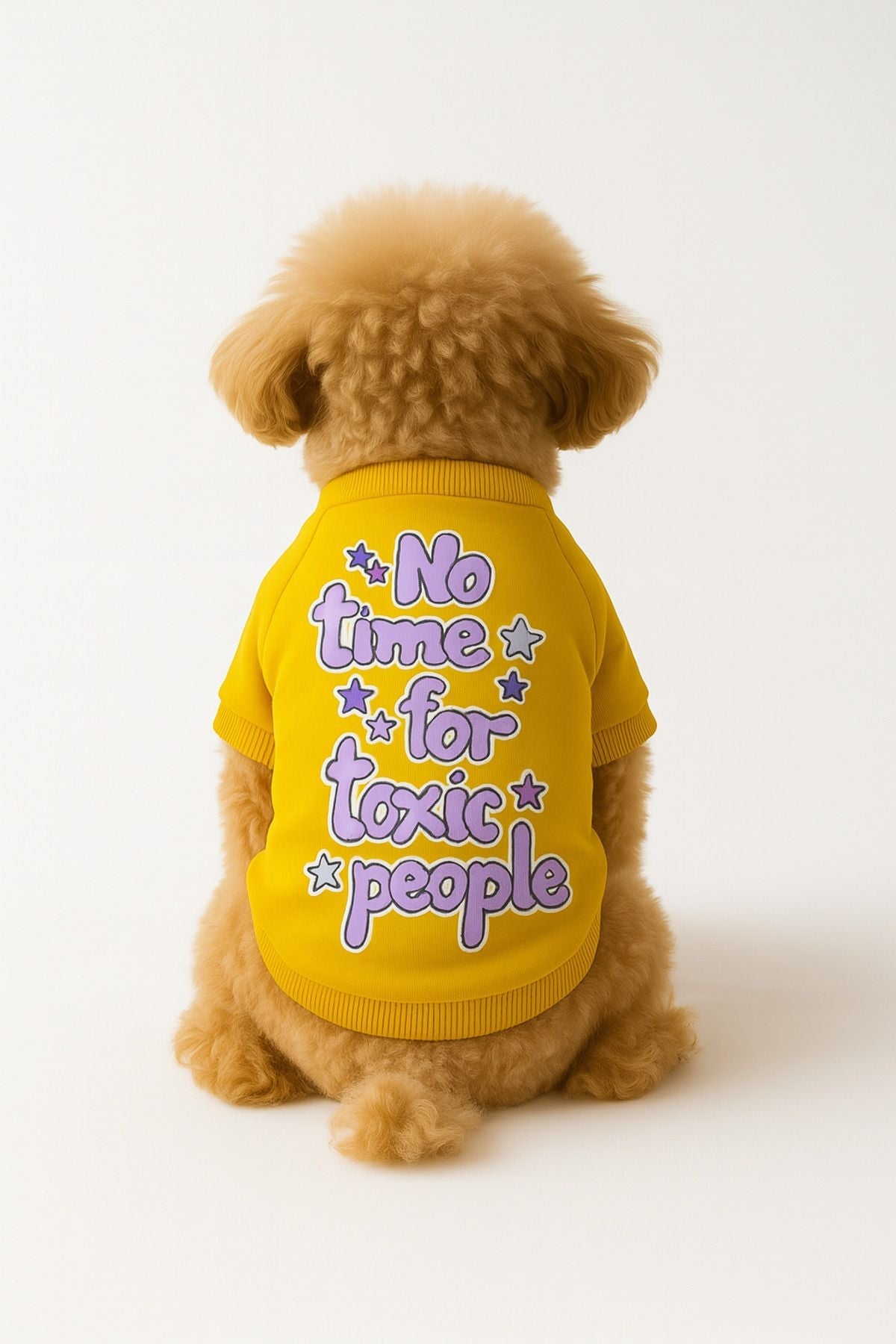 Dog or Cat Sweatshirt - Yellow Toxic People