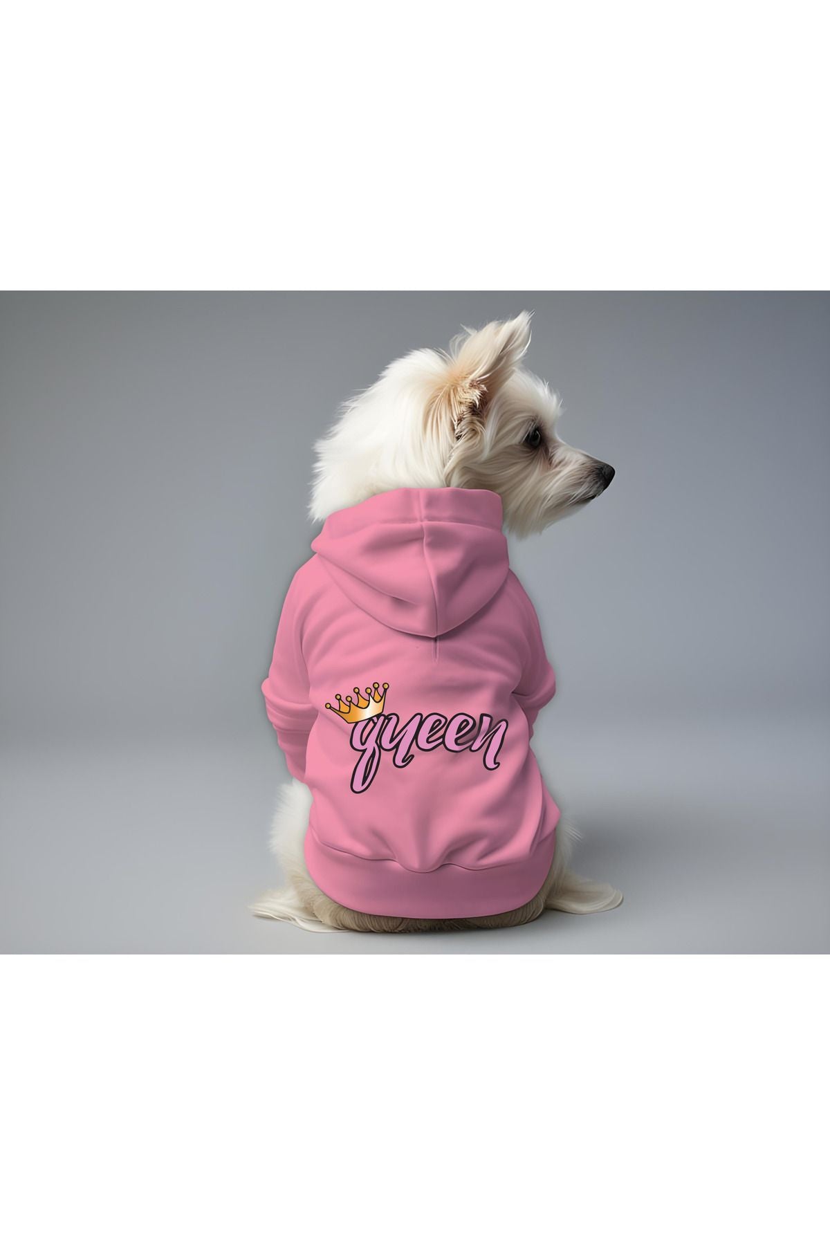 Dog or Cat Hoodie - Pink Queen