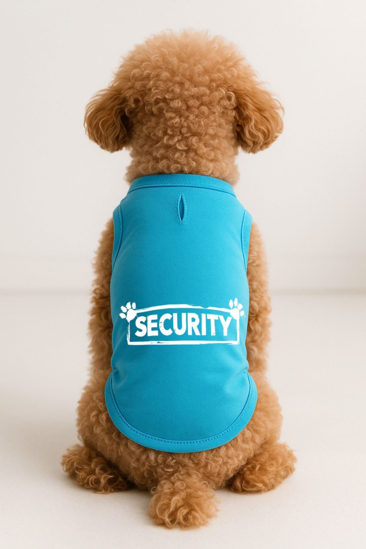 Dog or Cat T-Shirt - Turquoise Security