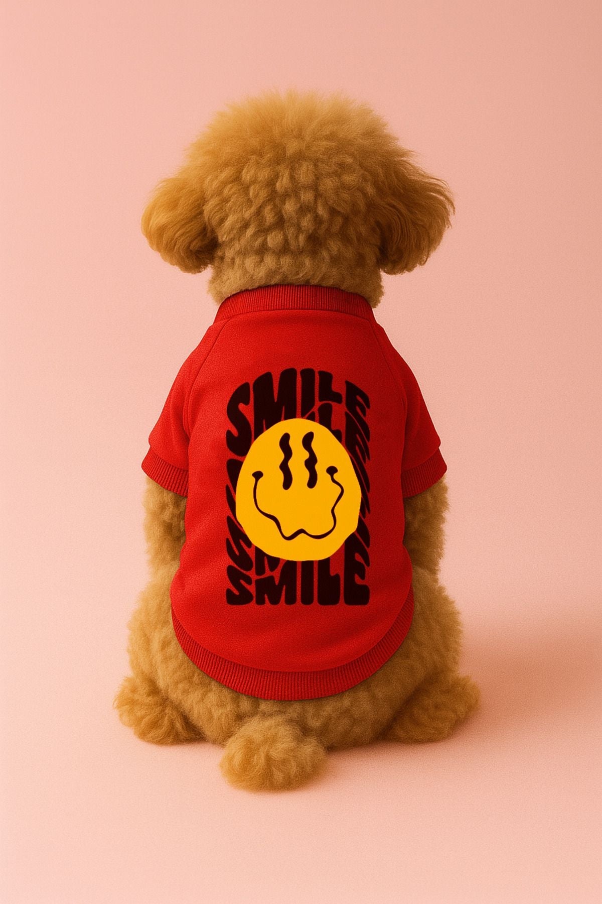 Dog or Cat Sweatshirt - Red Smile