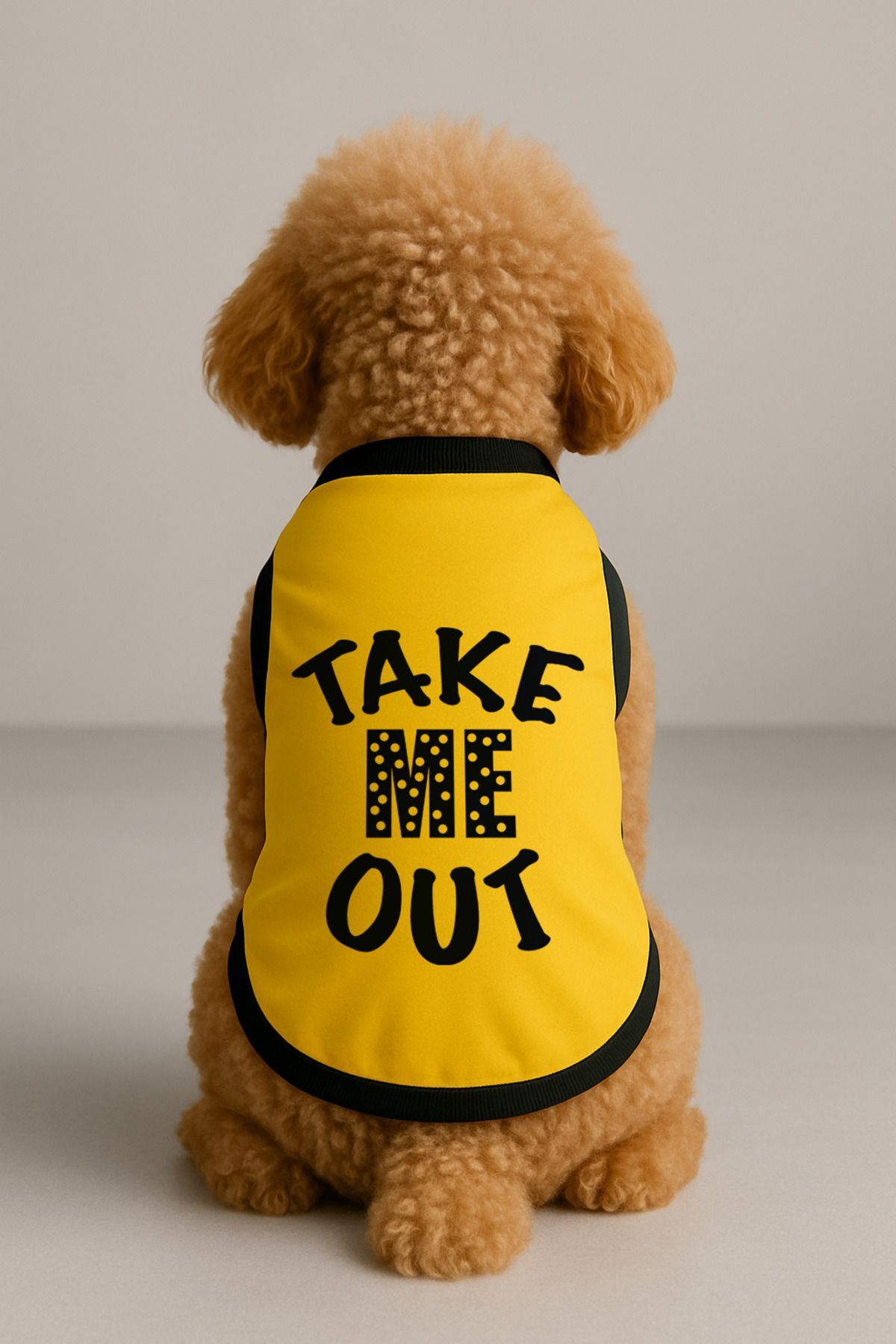 Dog or Cat T-Shirt - Yellow Take Me Out