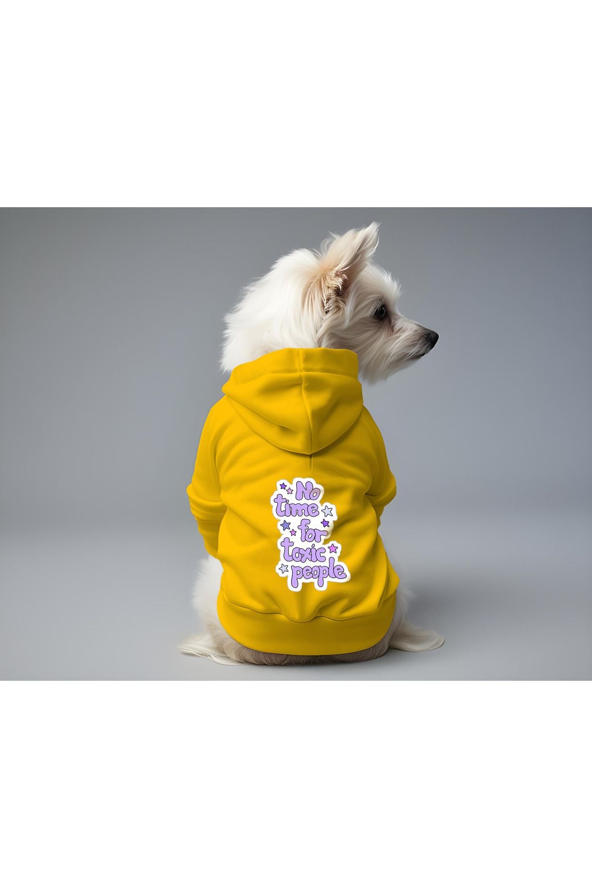 Dog or Cat Hoodie - Yellow Toxic People