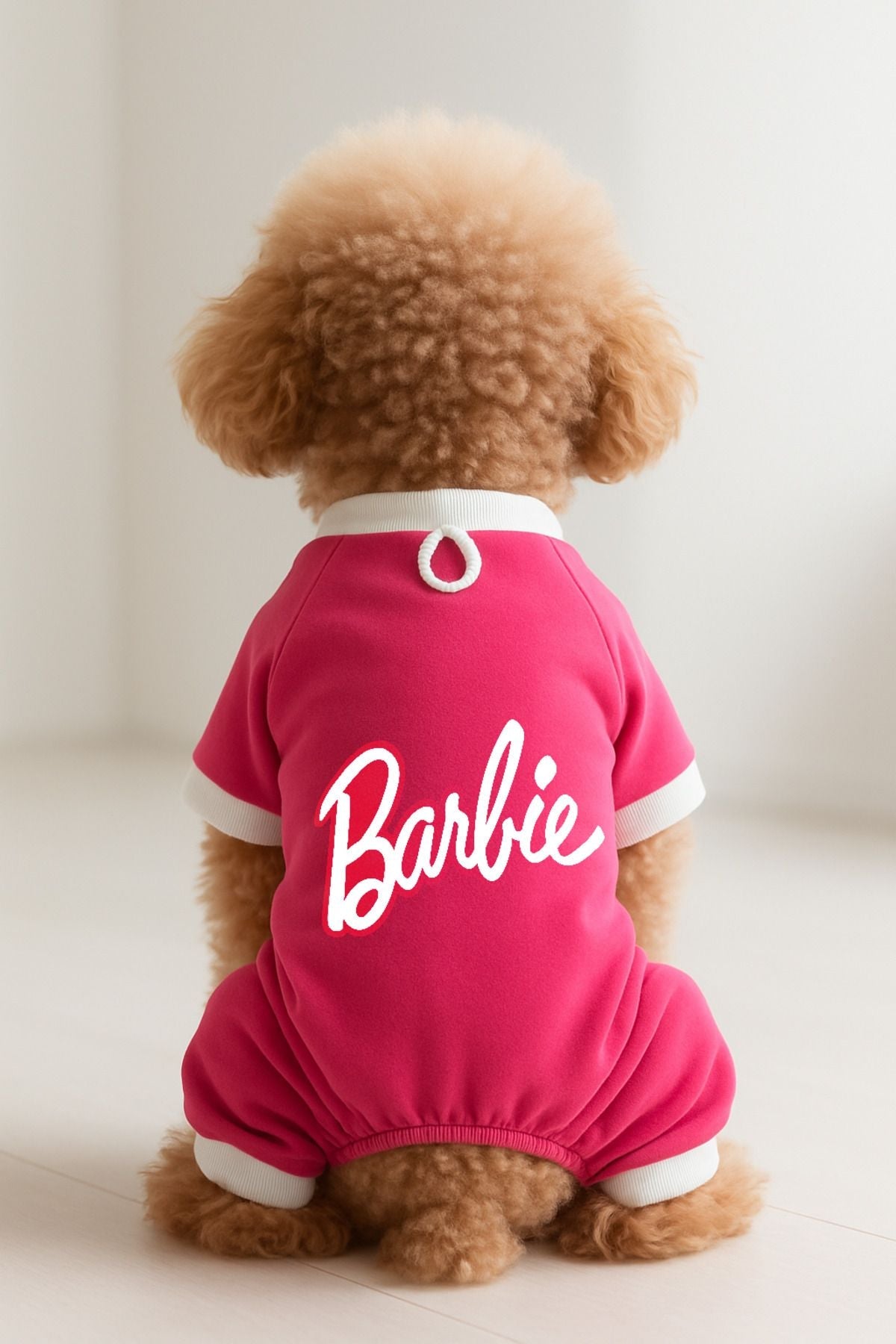 Dog or Cat 4 Leg Jumpsuit - Pink Barbie