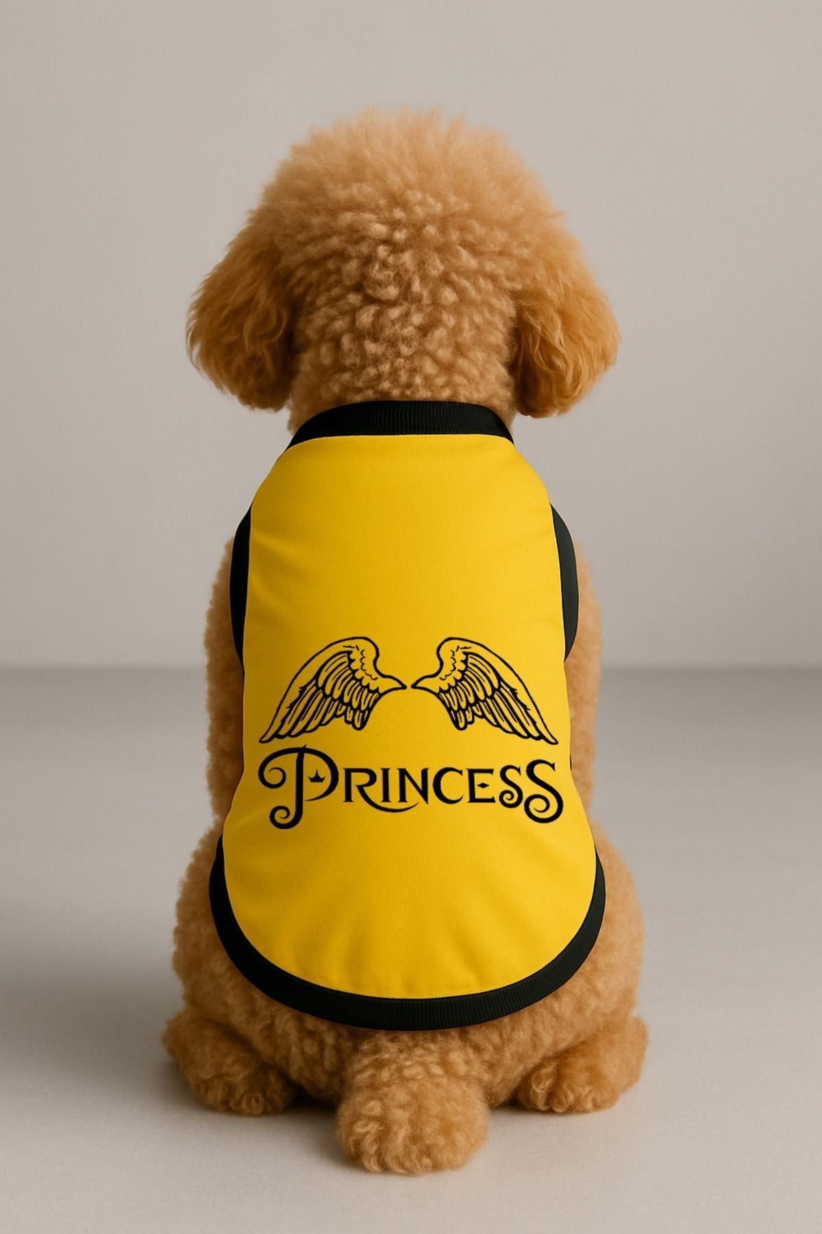 Dog or Cat T-Shirt - Yellow Princess