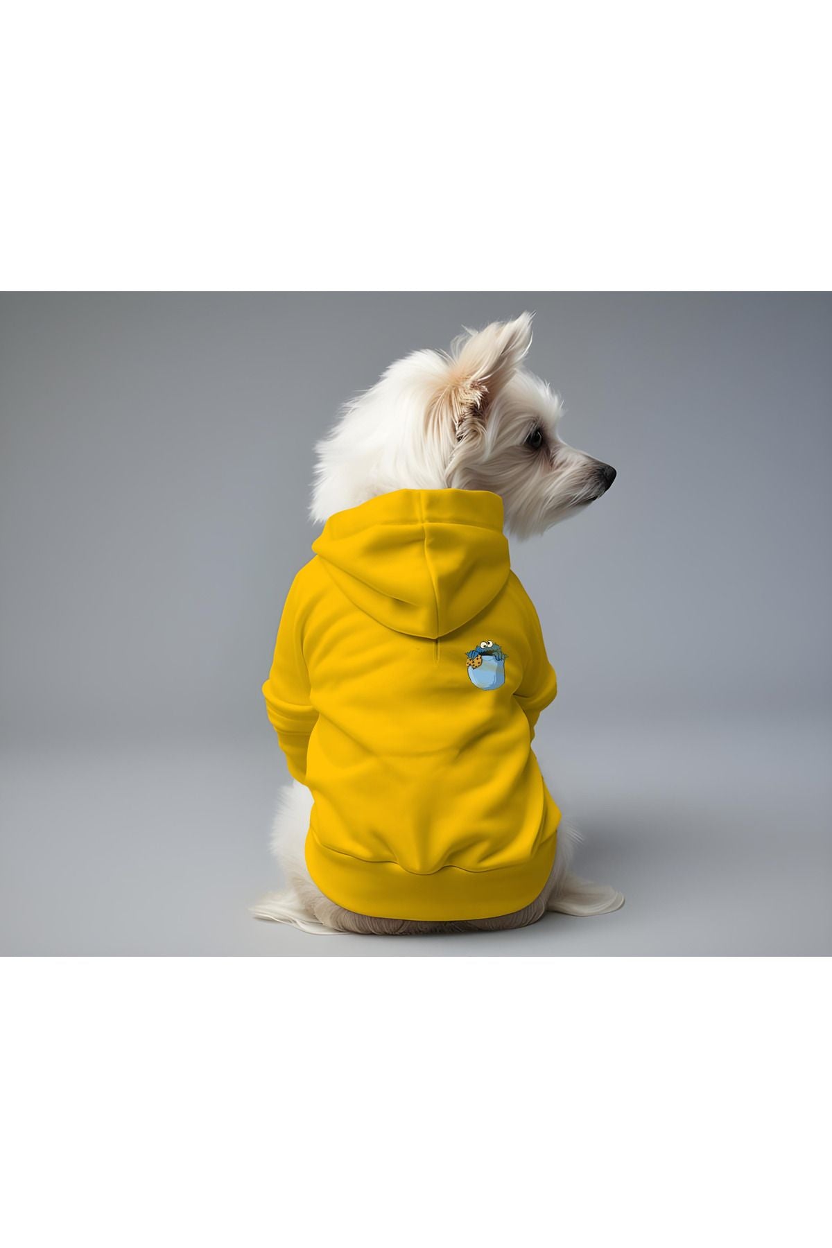 Dog or Cat Hoodie - Yellow Cookie Pocket