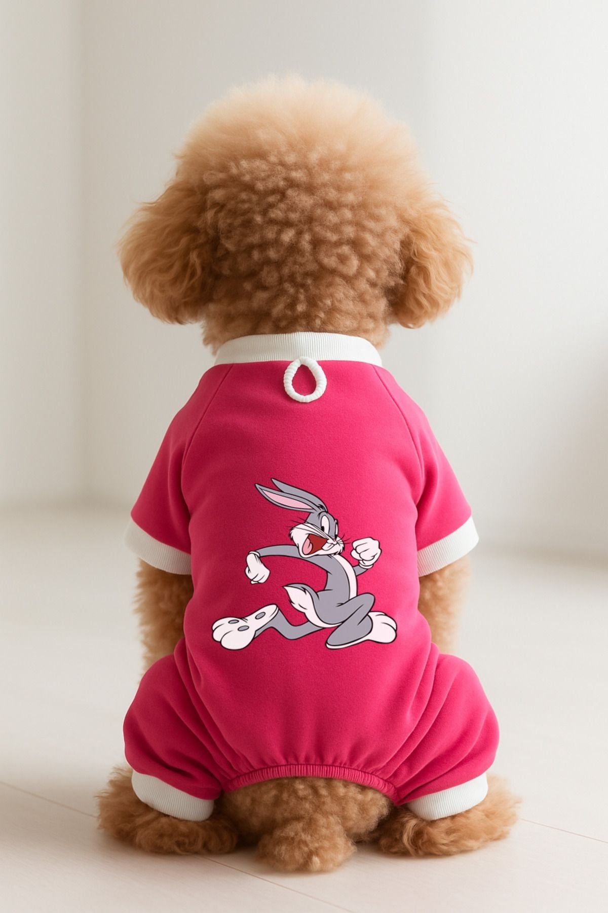 Dog or Cat 4 Leg Jumpsuit - Pink Bugs Bunny