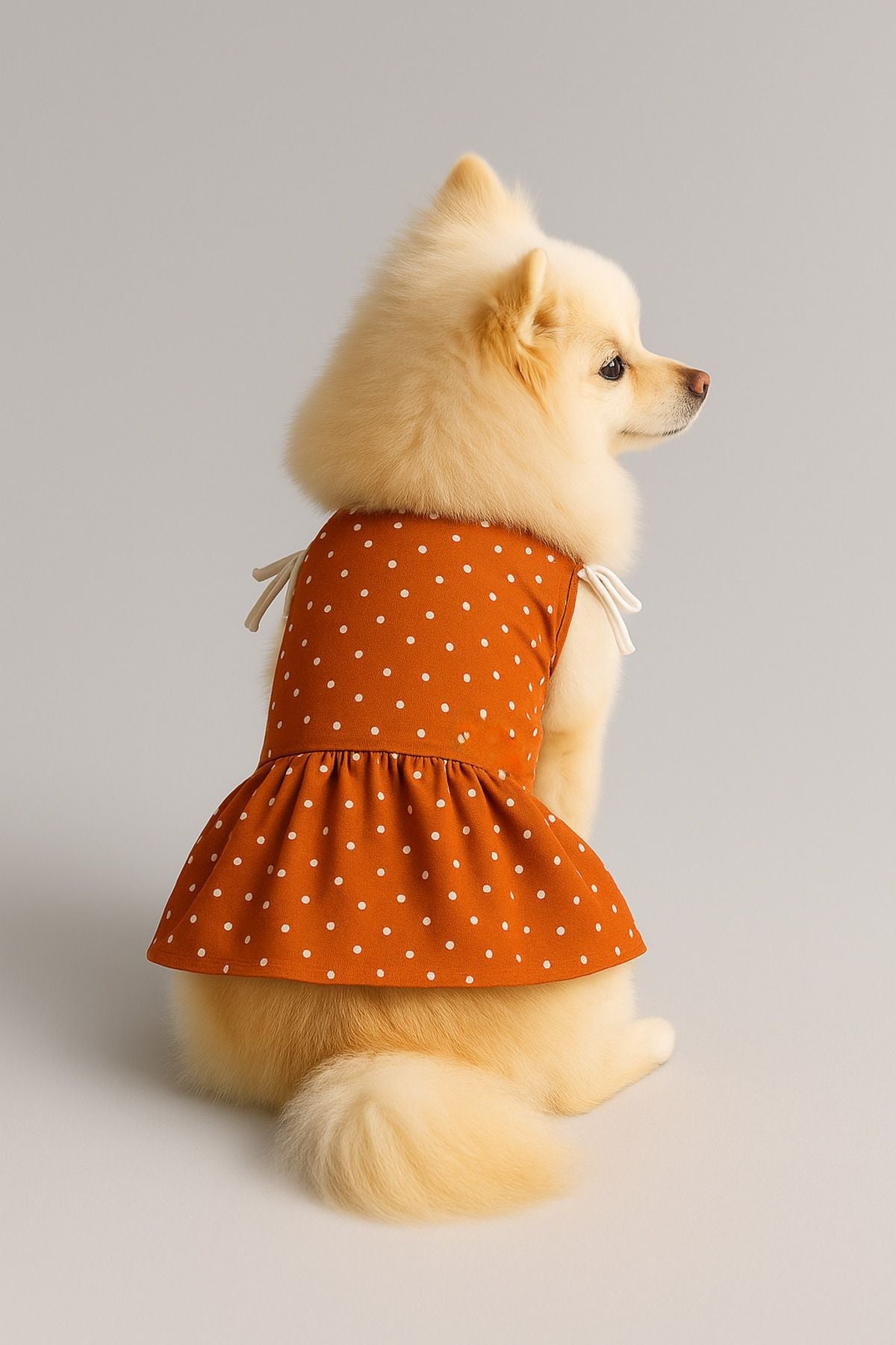 Dog and Cat Dress - Tile Polka-dotted