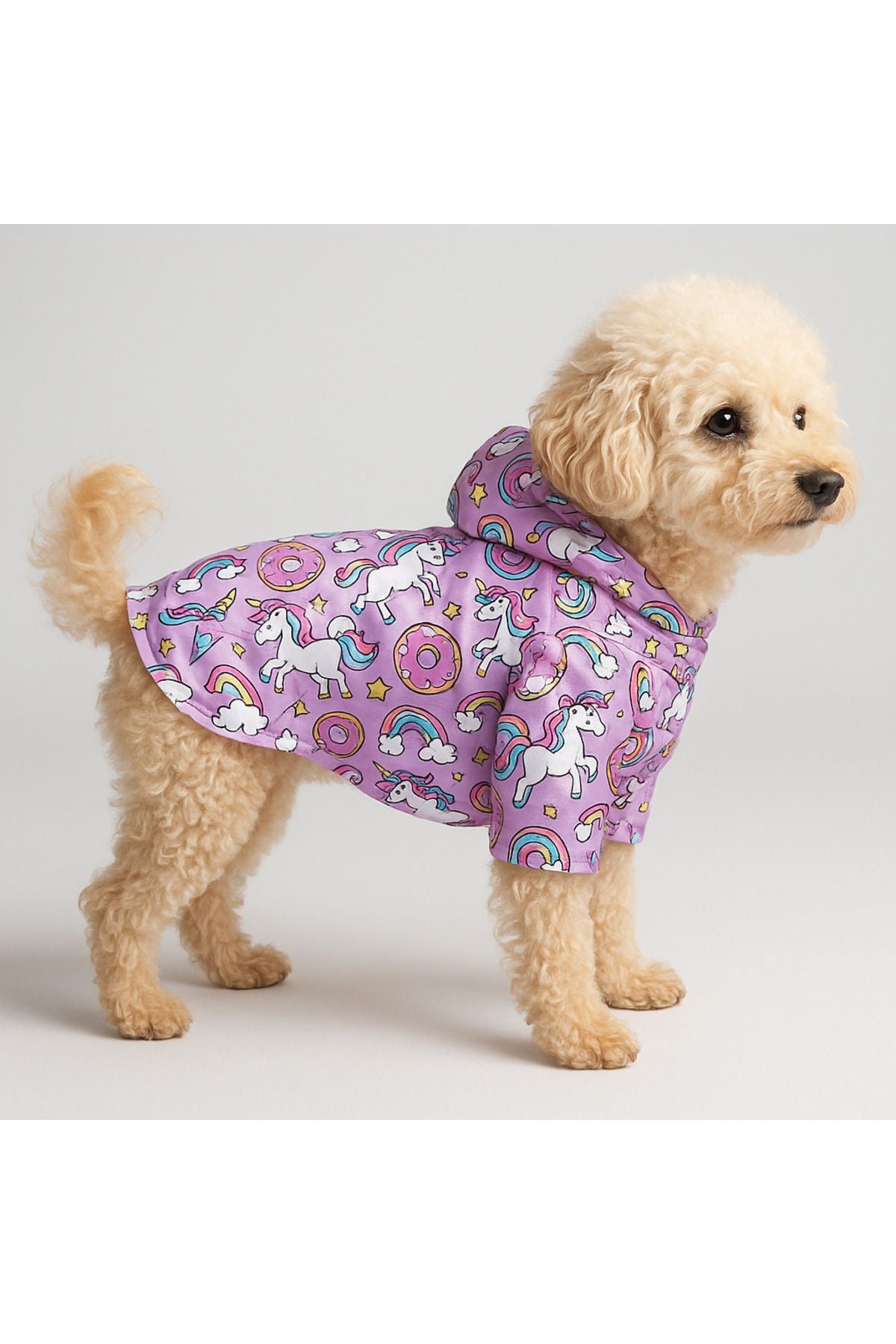 Dog Raincoat - Waterproof - Mesh - Lilac Unicorn