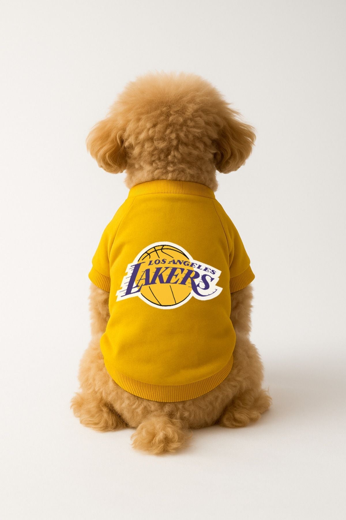 Dog or Cat Sweatshirt - Yellow LA Lakers