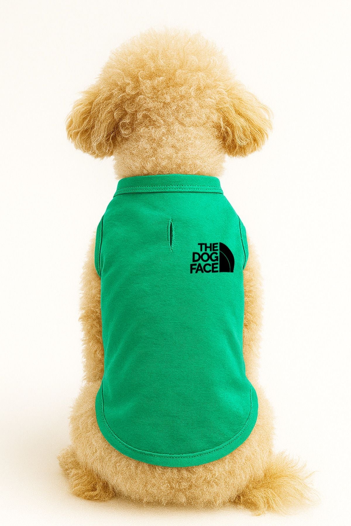 Dog or Cat T-Shirt - Green The Dog Face