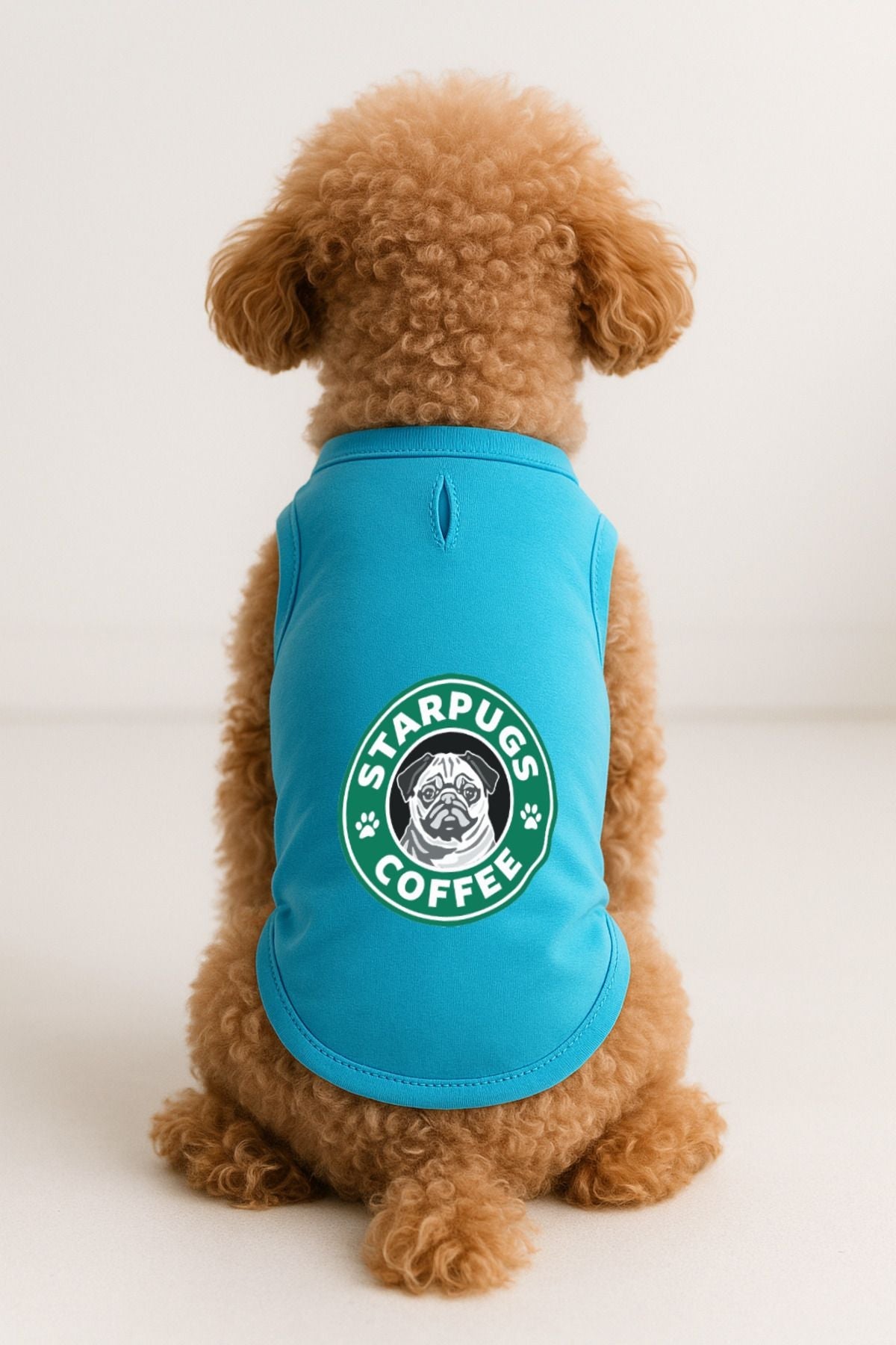 Dog or Cat T-Shirt - Turquoise Starpugs