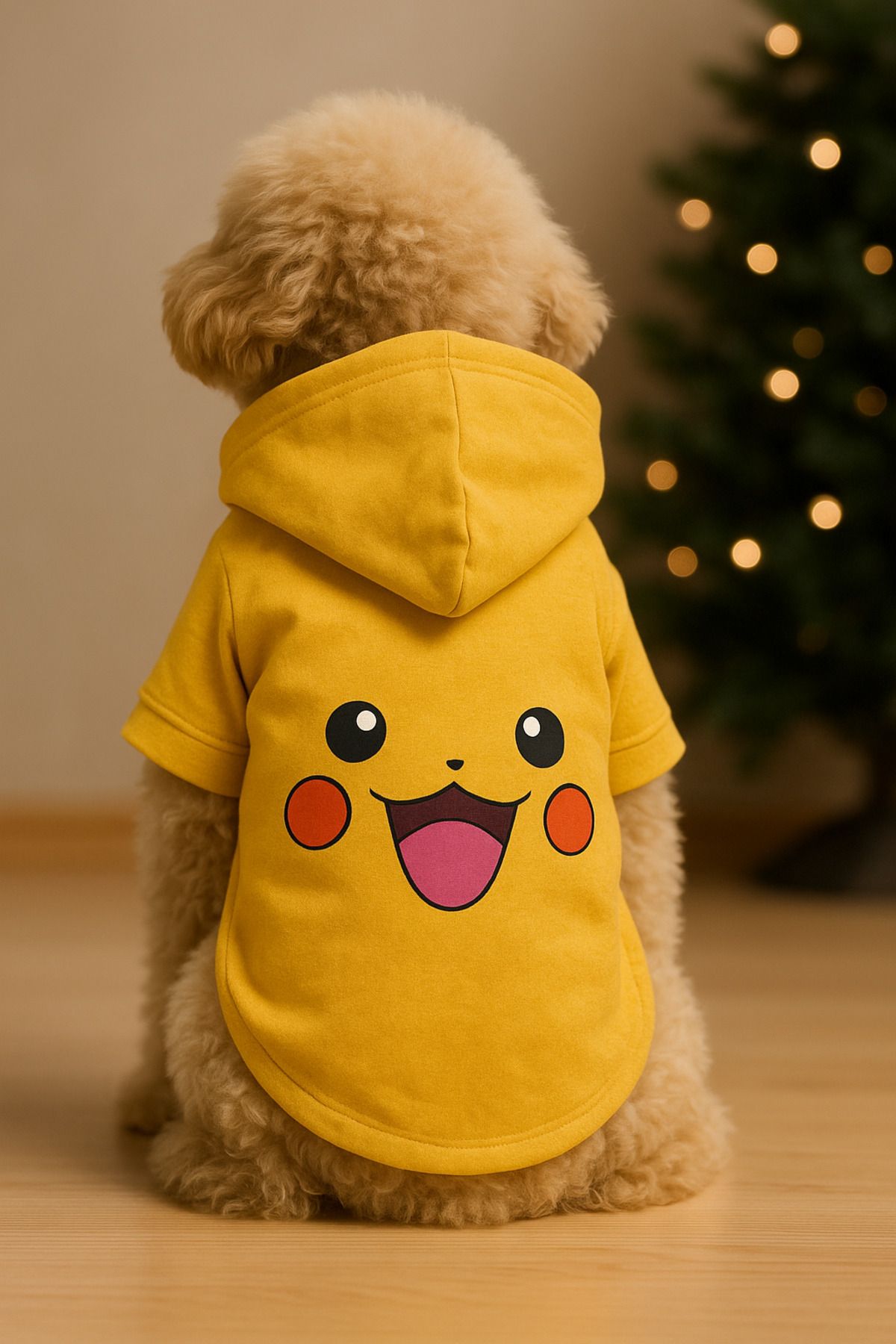 Dog or Cat Hoodie - Yellow Pikachu