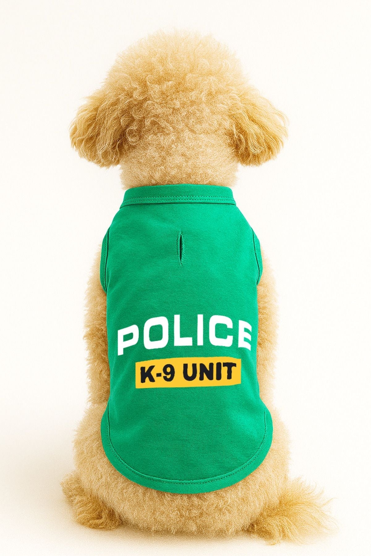 Dog or Cat T-Shirt - Green Police K-9 Unit