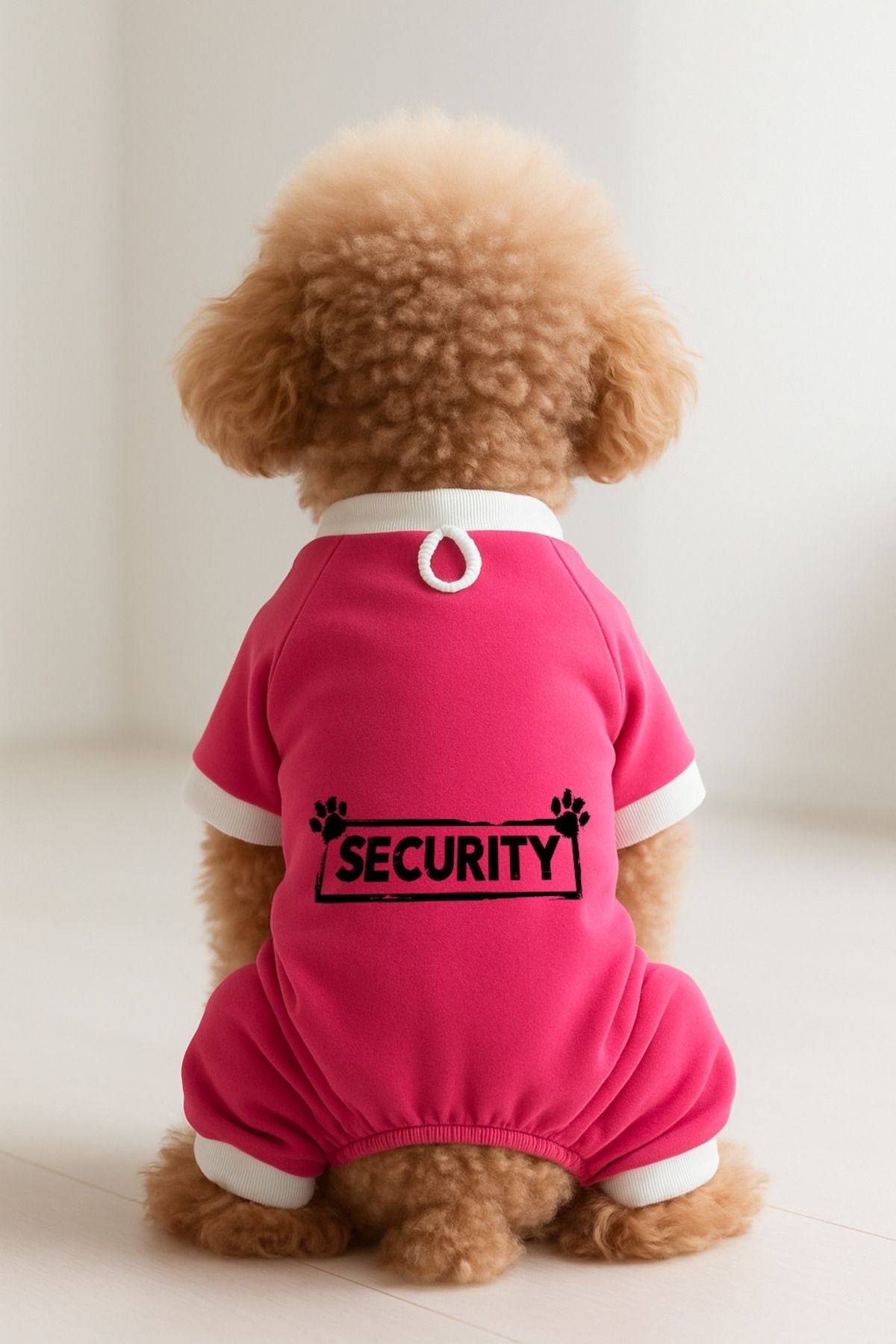 Dog or Cat 4 Leg Jumpsuit - Pink Security