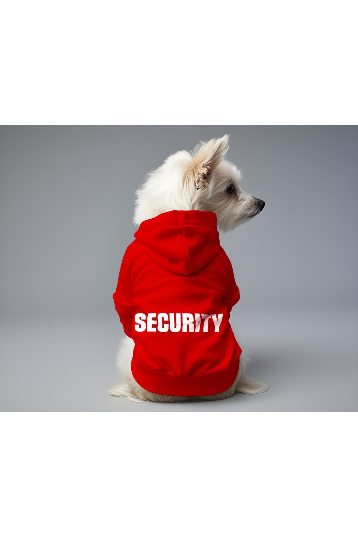 Dog or Cat Hoodie - Red Security