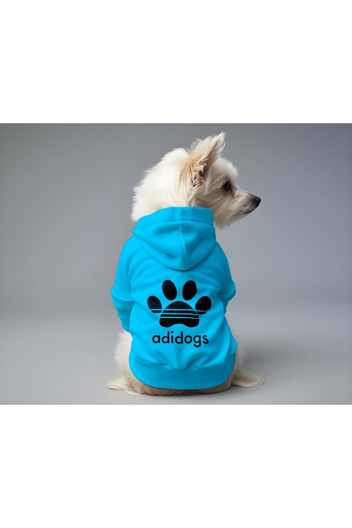 Dog or Cat Hoodie - Blue Adidog